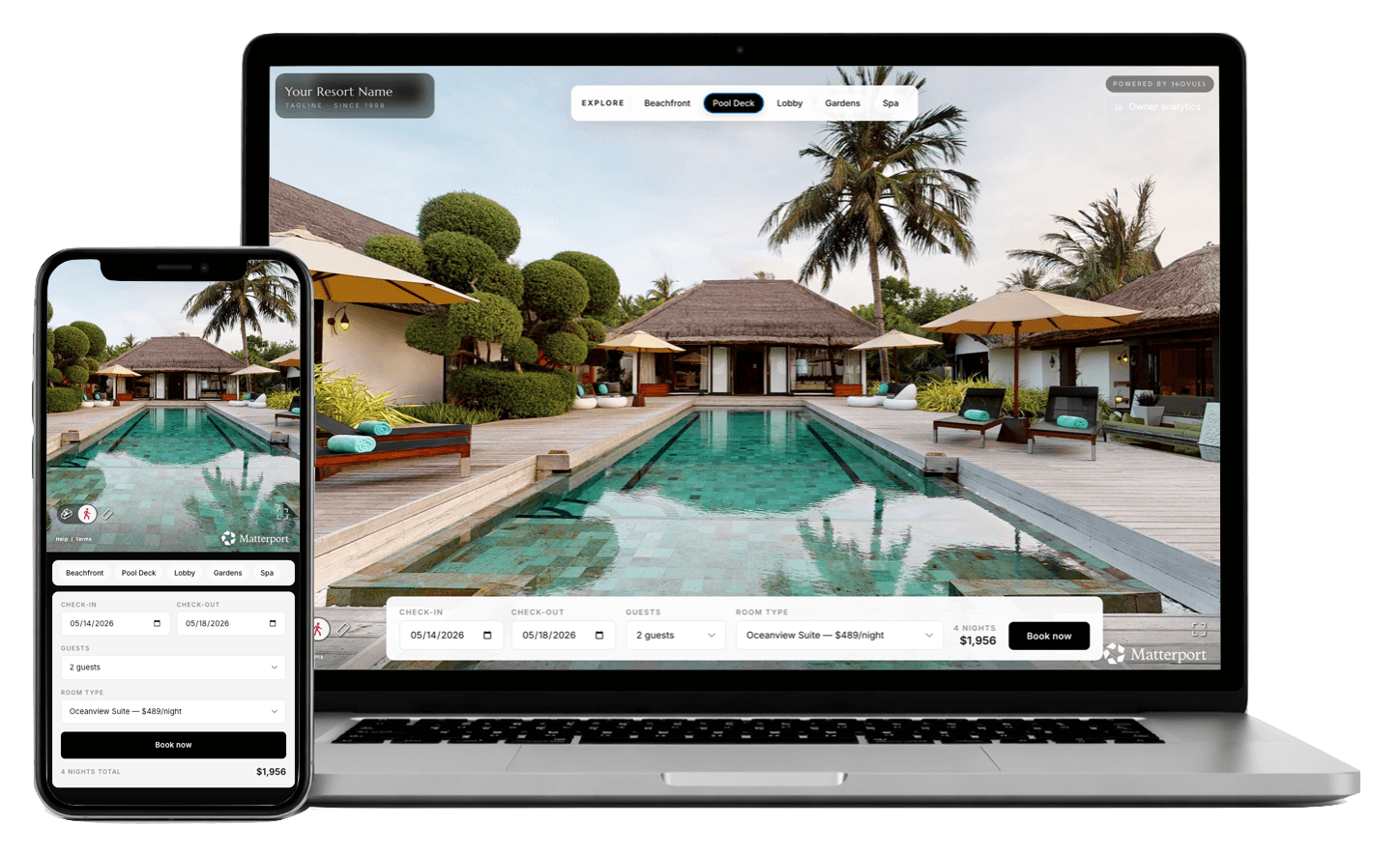 The Immersive Booking Page